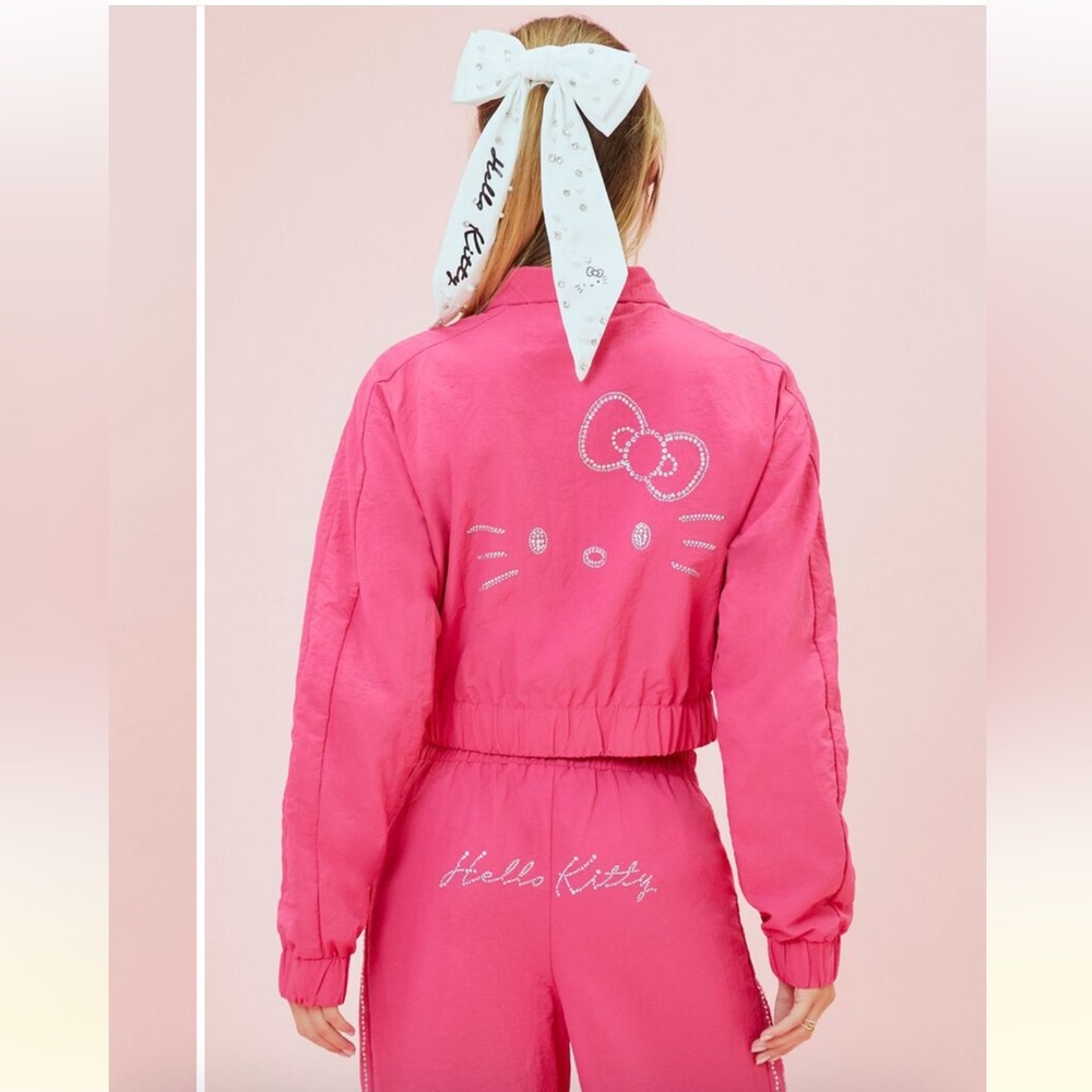 Hello kitty windbreaker jacket